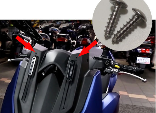 Moto Discovery Μπαράκι Xciting S 400 Μπάρα Στήριξης για Βάση Κινητού Μοτοσυκλέτας Kymco Xciting 400