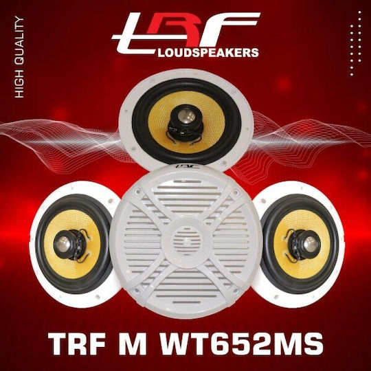 TRF Σετ Ηχεία Σκάφους 6.5" με 80W RMS Λευκό