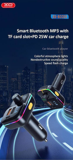XO FM Car Transmitter BCC09 with Bluetooth