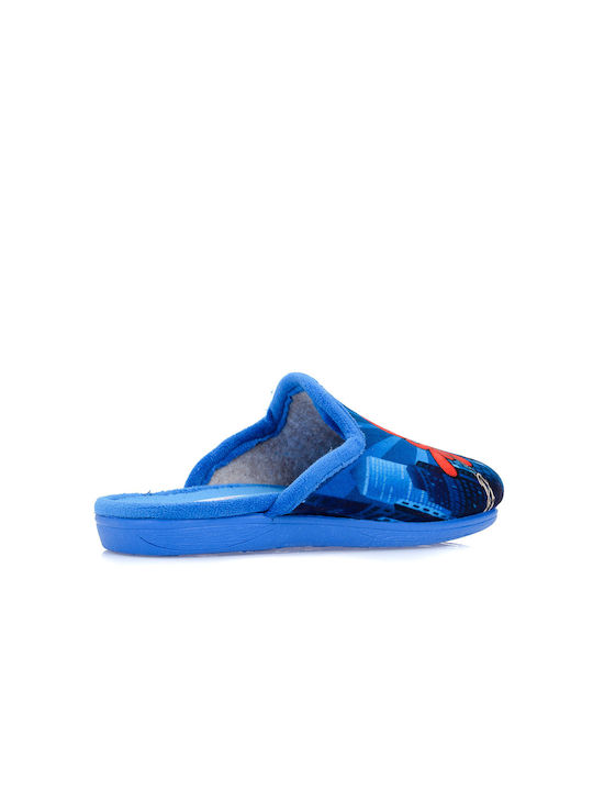 Calzados natalia gil Kinder Hausschuhe Spiderman in blauer Farbe