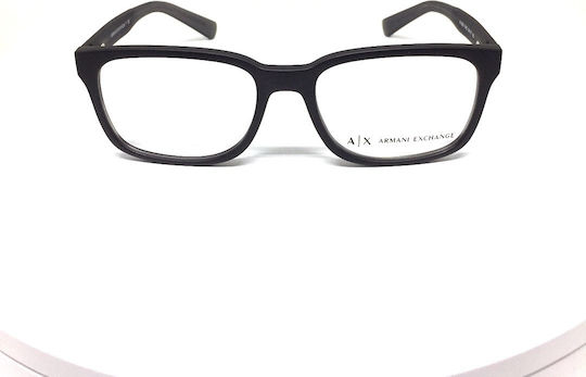 Armani Exchange Rame Ochelari Pentru Bărbați Din Acetat Negru AX3029 8182