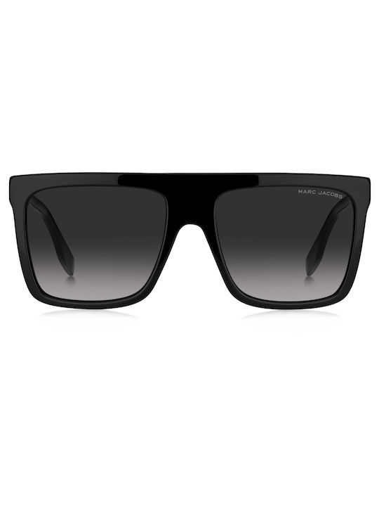Marc Jacobs Sonnenbrillen mit Schwarz Rahmen und Schwarz Verlaufsfarbe Linse MARC 639/S 807