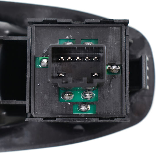 Fensterheberschalter Auto für Hyundai Akzent 1999-2002 Vierfach mit elektrischen Spiegeln (11+7PIN) Schwarz