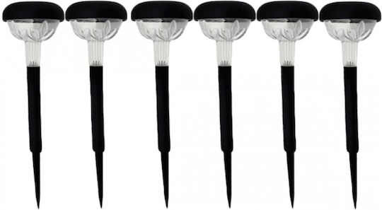 Set of 6 Stake Solar Lights Lanterns 2.5W IP65