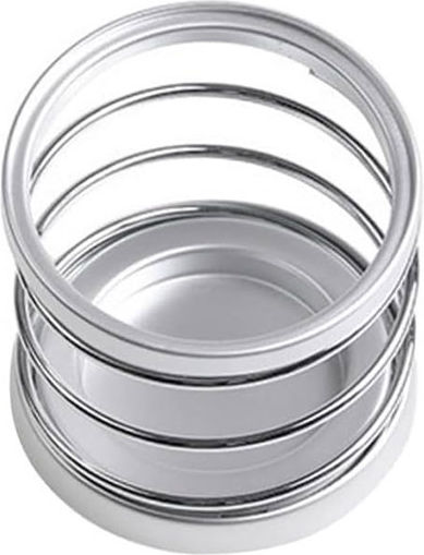 Auto Gs Car Cup Holder 1 Position with Adhesive Tape in Silver Color