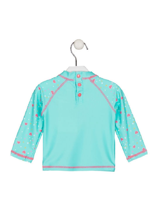 Zakcret Kids Swimwear Rashguard Turquoise Zakcret Kids Swimwear Rashguard Turquoise
