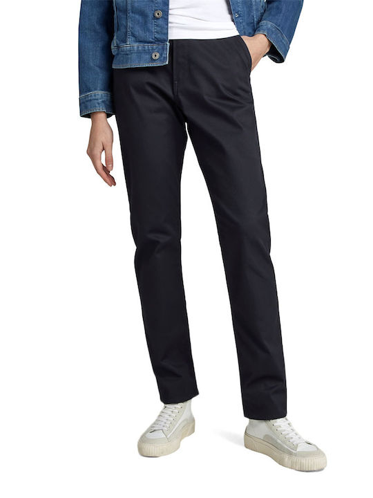 G-Star Raw Damen Chino Hose Slim Fit Blau