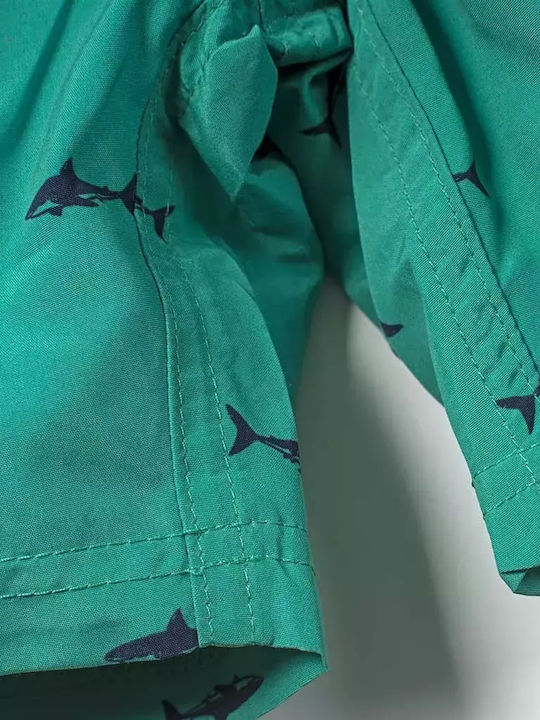 Ako Shark Παιδικό Μαγιό Βερμούδα / Σορτς Πράσινο
