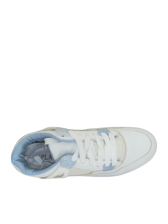 Farbenkombination Weiß Damen Sneakers Blue White