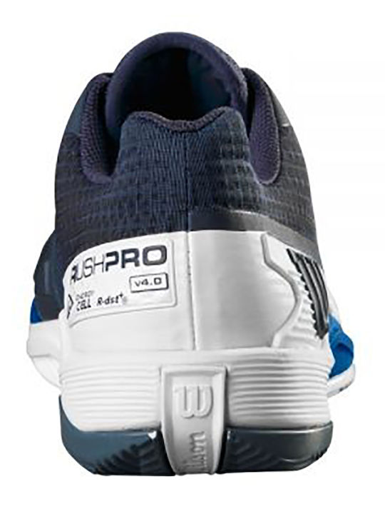 Wilson Rush Pro 4.0 Ανδρικά Παπούτσια Τένις για Χωμάτινα Γήπεδα Μπλε