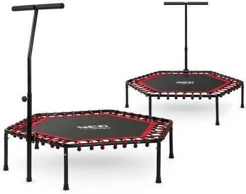 Neo-Sport Hexagonal Gymnastics Trampoline 127cm with Handle