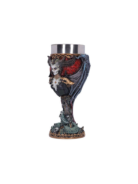 Nemesis Now Glass for White and Red Wine made of Plastic in Gray Color Goblet