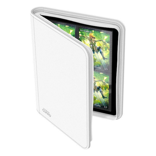 Ultimate Guard Zipfolio 160 8-Pocket XenoSkin Binder 4-Pocket Standard Size Λευκό