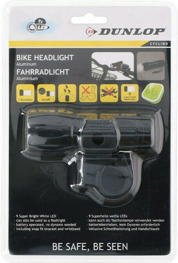 Dunlop Bike Headlight 9 Led Εμπρόσθιο Φως Ποδηλάτου