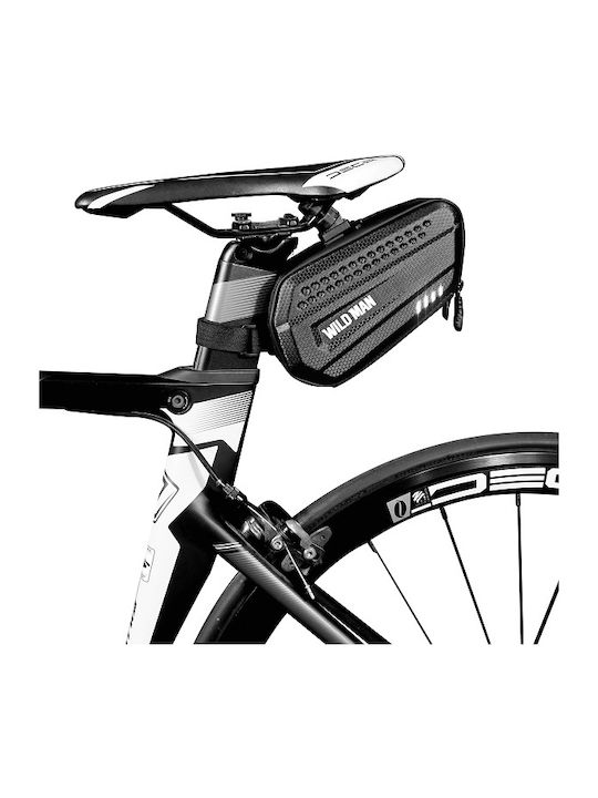 Wildman Gears ES7 Bicycle Saddle Bag Black