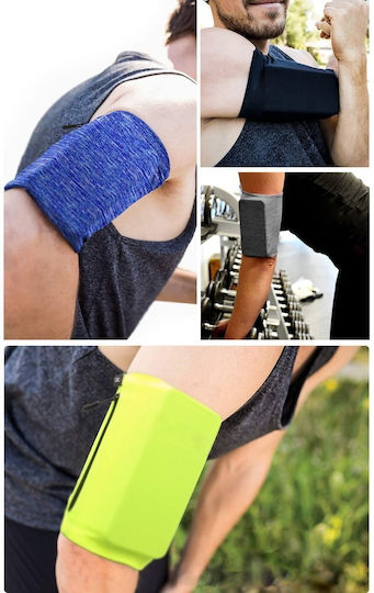 Hurtel Elastic Fabric Armband Θήκη Μπράτσου / Pouch Γκρι