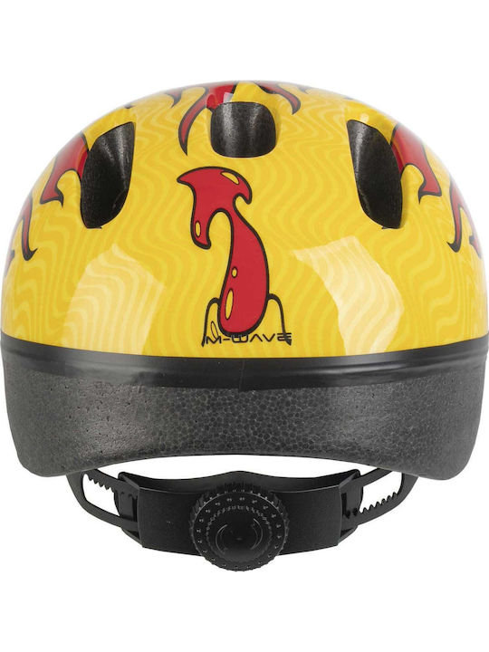 M-Wave Little Devil Kids' Helmet for City Bike Red