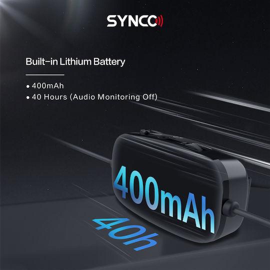 Synco Lav-S6M2 Πυκνωτικό Μικρόφωνο Πέτου, Clip On για Φωνητικά