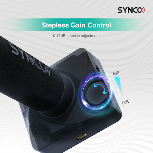 Synco SY-U3-MMIC Δυναμικό Μικρόφωνο Shock Mounted για Φωνητικά