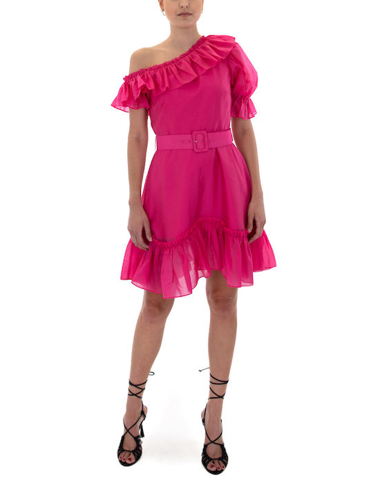 Ted Baker Zinniia Summer Mini Dress Fuchsia