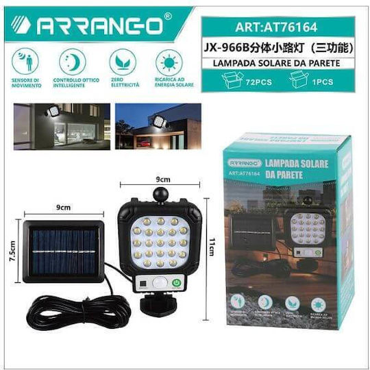 Arrango Wall Mounted Solar Light with Motion Sensor and Photocell IP65