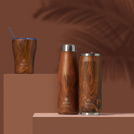 Estia Travel Flask Save the Aegean Ανακυκλώσιμο Μπουκάλι Θερμός Ανοξείδωτο BPA Free 500ml Sekoya
