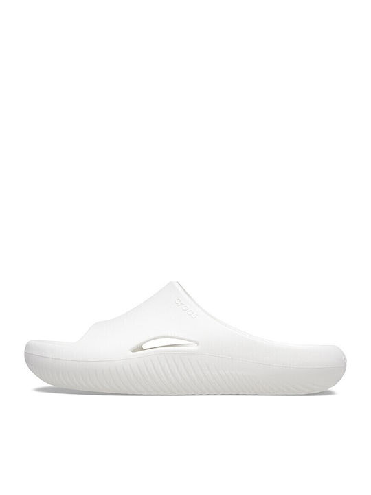 Mellow Recovery Men's Anatomic White Slides