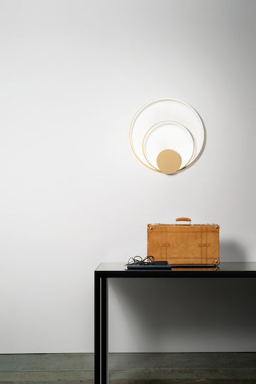 Fan Europe Diem Таванно осветление 61.5бр Златист с Вграден LED