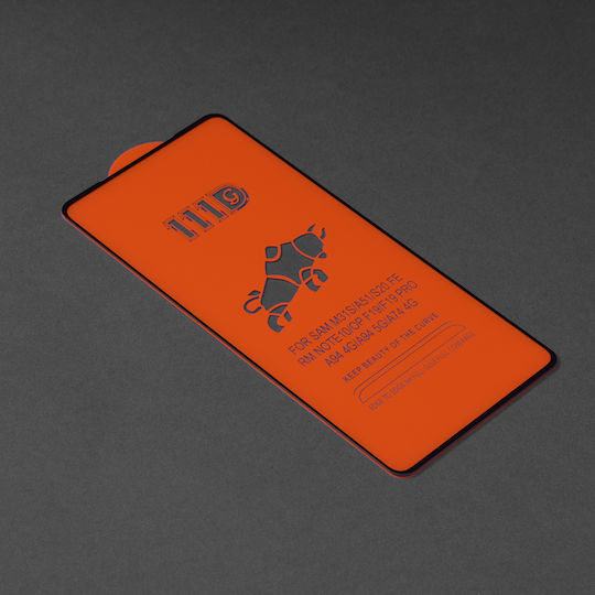 Techsuit 111D Vollkleber Vollflächig gehärtetes Glas Schwarz (Moto G72)