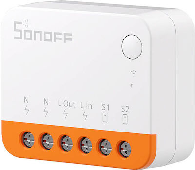 Sonoff MiniR4 Extreme Ενδιάμεσος Διακόπτης σε Λευκό Χρώμα