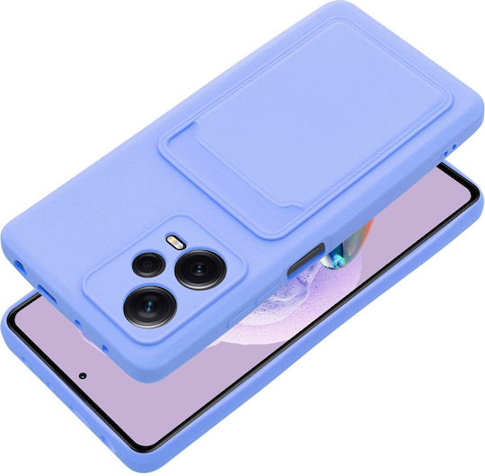 Sonique Card Back Cover Σιλικόνης με Υποδοχή για Κάρτες Λιλά (Redmi Note 12 Pro+)