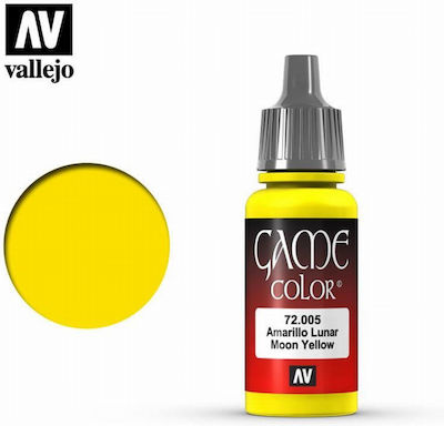 Acrylicos Vallejo Game Model Making Paint Moon Yellow 17ml 72.005