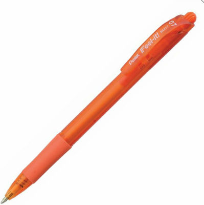 Pentel IFeel-it! Pen Ballpoint 0.7mm with Orange Ink Orange