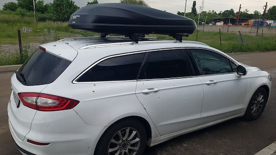 Junior Altro Car Roof Box With Dual-Side Opening 460lt Black