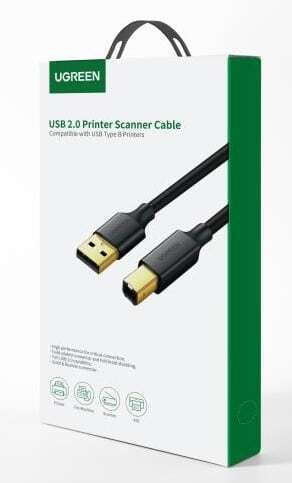 Ugreen USB 2.0 Cablu USB-A - USB-B Negru 1m 20846
