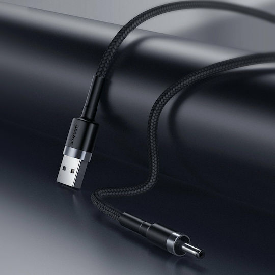 Baseus USB 2.0 Cable USB-A male - DC Μαύρο 1m CADKLF-G1