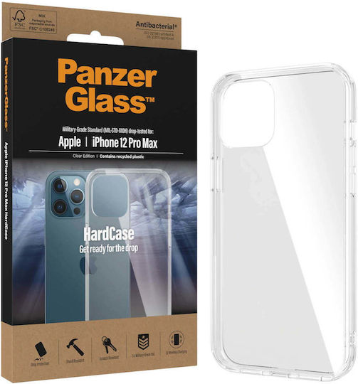 PanzerGlass ClearCase Antibacterial Back Cover Σιλικόνης Διάφανο (iPhone 12 Pro Max)