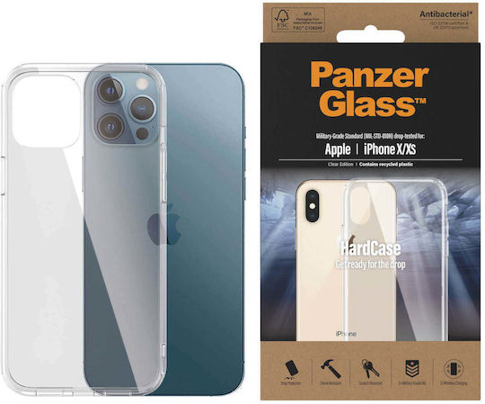 PanzerGlass ClearCase Antibacterial Back Cover Σιλικόνης Διάφανο (iPhone 12 Pro Max)