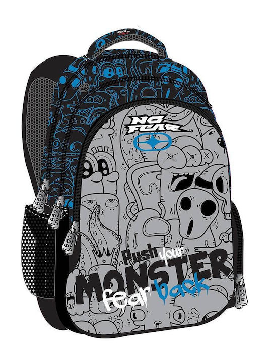 Back Me Up Monster School Bag Backpack Elementary, Elementary in White color