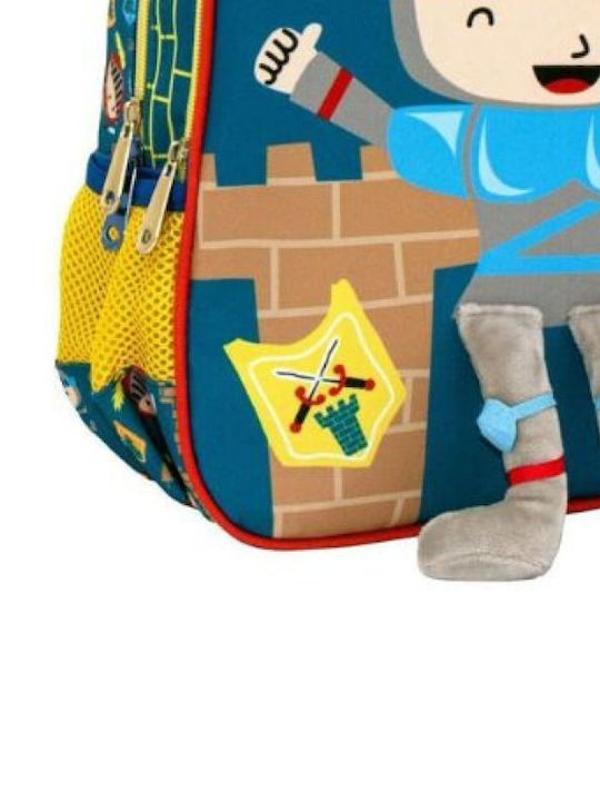 Must Knight with 2 compartments School Bag Backpack Kindergarten Multicolored