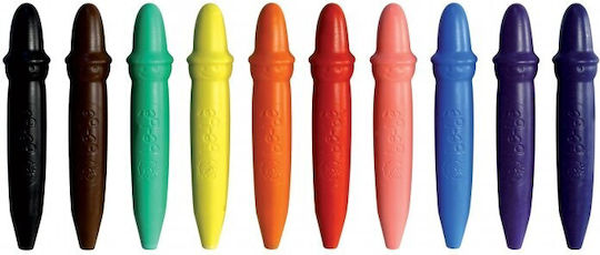 Giotto Be-Be Fila Crayons Set Super Washable 10 Colours
