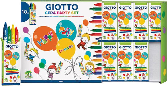Giotto Party Gift Box Crayons Set 4 Colours