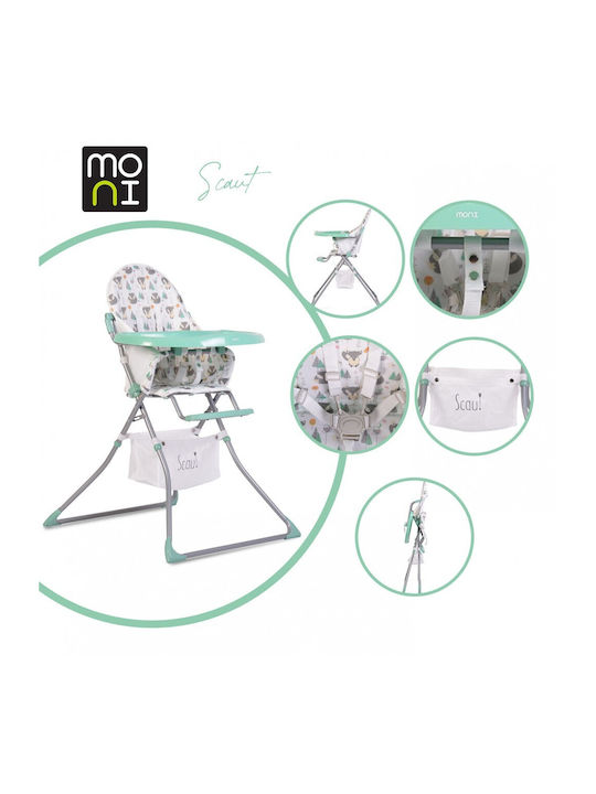 Cangaroo Scaut Foldable Baby Highchair Mint
