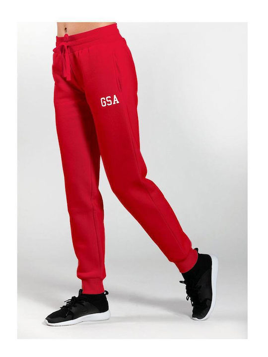 GSA 37-29103 Women's Jogger Sweatpants Red