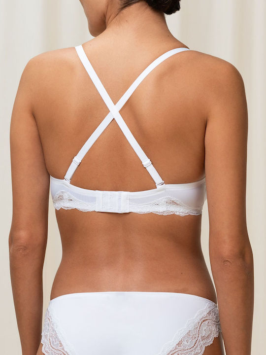 Lovely Micro Bra with Light Padding Underwire White