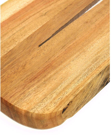 ArteLibre Schneidebrett Hölzernes Braun 40.5x19cm 1Stück