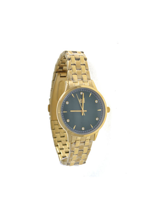 Visetti Watch with Gold Metal Bracelet