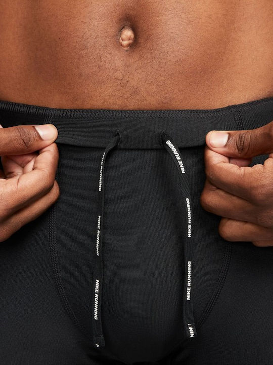 Nike Dri-fit Fast Ανδρικό Αθλητικό Κολάν Κοντό Μαύρο