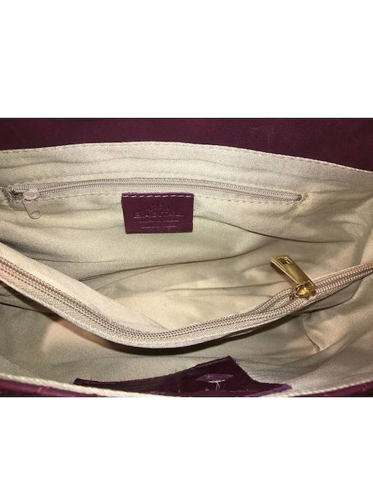 Leather Women's Bag Shoulder Burgundy