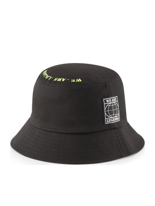PUMA Wal Υφασμάτινo Καπέλο Bucket Μαύρο